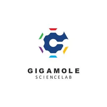 Abstract G letter molecule icon vector concept design template Stock Illustration
