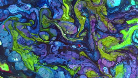 Abstract Galactic Ink Paint Concept Background 155 Stock Footage 251881033