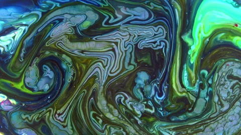 Abstract Galactic Ink Paint Concept Background 168 Stock Footage 251884860