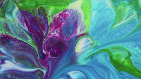 Abstract Galactic Ink Paint Concept Background 172 Stock Footage 251923472
