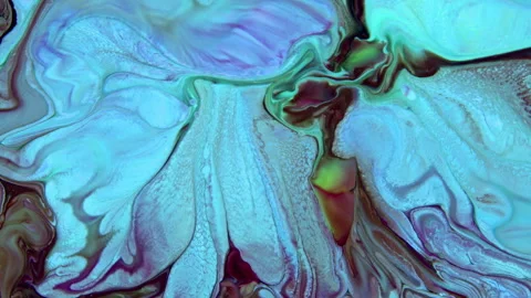 Abstract Galactic Ink Paint Concept Background 206 Stock Footage 252236003