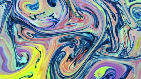 Abstract Galactic Ink Paint Concept Background 307 Stock Footage 253486834