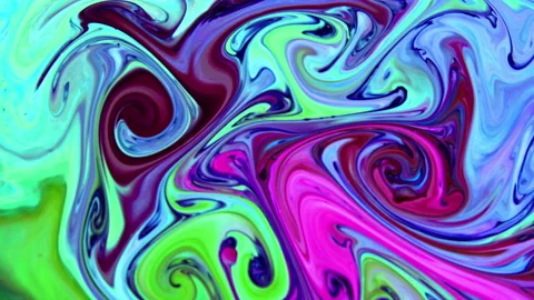 Abstract Galactic Ink Paint Concept Background 520 Stock Footage 256186901