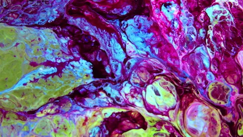 Abstract Galactic Ink Paint Concept Background 582 Stock Footage 257488935