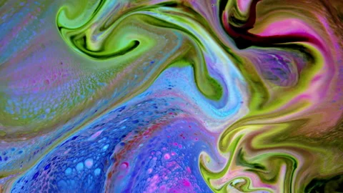 Abstract Galactic Ink Paint Concept Background 725 Stock Footage 260585182