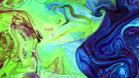 Abstract Galactic Ink Paint Concept Background 735 Stock Footage 260847783