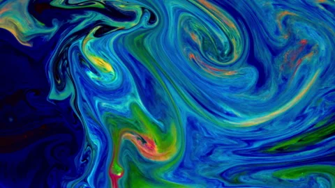 Abstract Galactic Ink Paint Concept Background 772 Stock Footage 261608020