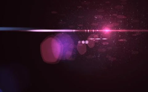 Abstract galactic space scape background with distant stars Stock Illustration