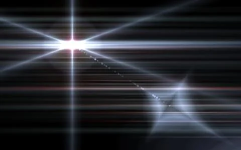 Abstract galactic space scape background with distant stars. Stock Illustration