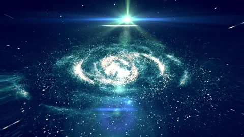 Abstract Galaxy, and Fantasy Space Background Motion. Vibrant Nebula Animation Video stock 255121253