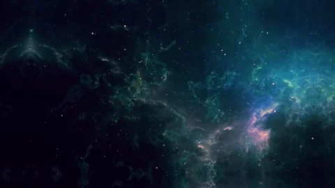Abstract Galaxy, and Fantasy Space Background Motion. Vibrant Nebula Animation Stock Footage 255121908