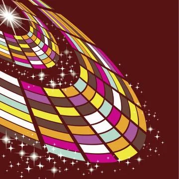 Abstract galaxy background Stock Illustration