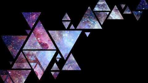 Abstract galaxy geometric background. Elements of this image furnished by NAS Stock Photos