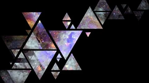 Abstract galaxy geometric background. Elements of this image furnished by NAS Stock Photos