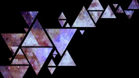 Abstract galaxy geometric background. Elements of this image furnished by NAS Stock Photos