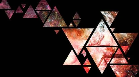 Abstract galaxy geometric background. Elements of this image furnished by ... 스톡 사진