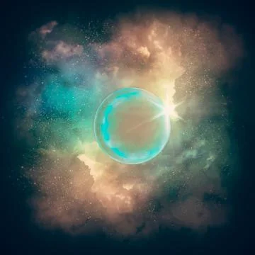 Abstract galaxy illustration Stock Illustration