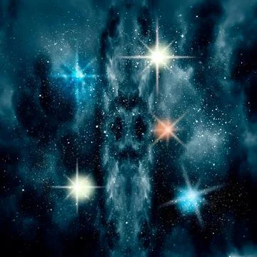 Abstract galaxy illustration Stock Illustration