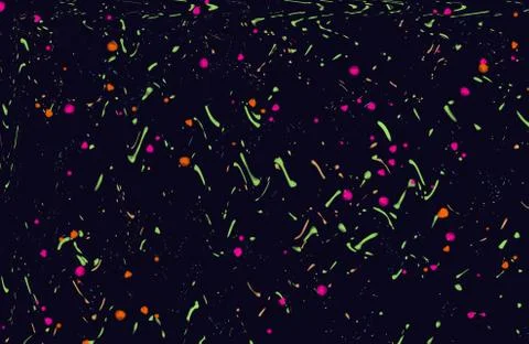 Abstract galaxy paint splashes Stock Illustration