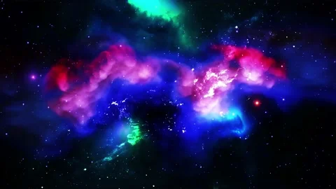 Abstract Galaxy Space Nebula Motion Background Stock Footage 166842323