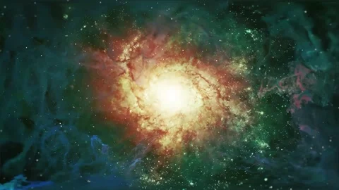 Abstract Galaxy Space Nebula Star Motion Stock-Footage 164183305
