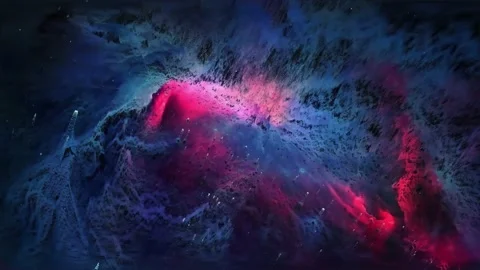 Abstract Galaxy Space Nebula Star Motion Stock Footage 164183317