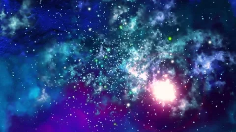 Abstract Galaxy Space Nebula Star Motion Background Stock Footage 165218907