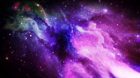 Abstract Galaxy Star Nebula Motion Background Stock Footage 166842338