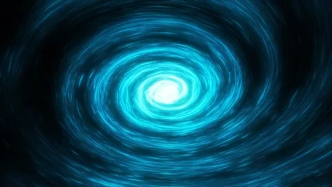 Abstract Galaxy vortex phenomenon surrounded by cosmic energy. Stock Footage 282919939