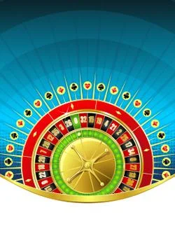 Abstract gambling background with empty space Stock Illustration