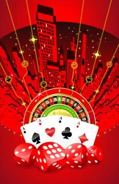 Abstract gambling design Stock Illustration