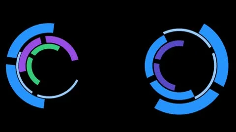 Abstract game tracking system Stock-Footage 8849490