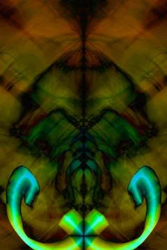 Abstract games with light, concept, different colors and shapes Stock Illustration