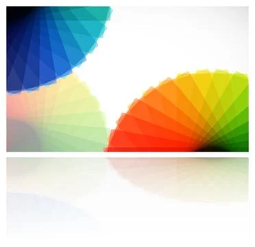 Abstract gamut card. Stock Illustration