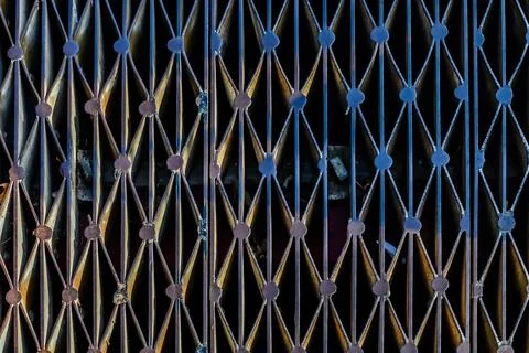 Abstract gate Foto stock