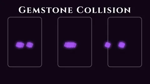 Abstract gemstone collision effect, vibrant magic burst animation loop for .. Stock Footage 337656005