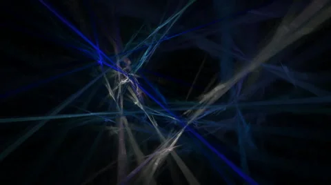 Abstract generated background. Blue Color fractal design and circular motion. Видео 55648237