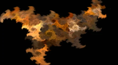Abstract generated background. Color fractal design and circular motion. Stock Footage 55648143