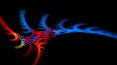 Abstract generated background. Color fractal design and circular motion. Stock Footage 55649076