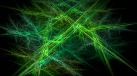 Abstract generated background. Green Color fractal design and circular motion. Stock Footage 55648030