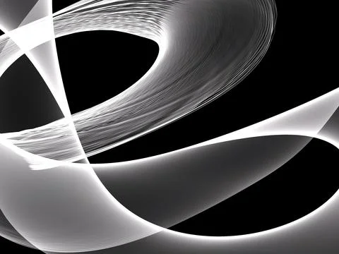 Abstract generated black and white pattern background イラスト素材