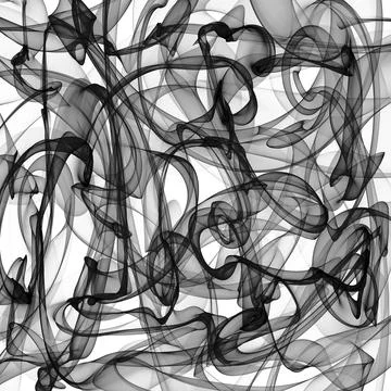 Abstract generated black and white pattern background Stock Illustration
