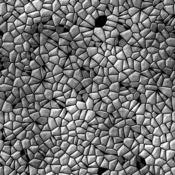 Abstract generated white stones seamless background 库存插图