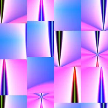 Abstract generative art background experiment Stock Illustration