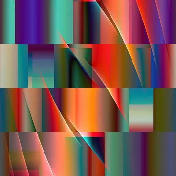 Abstract generative art background experiment Stock Illustration