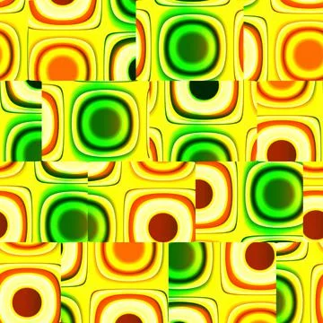 Abstract generative art background experiment Stock Illustration