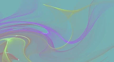 Abstract gentle smooth lines on a light background Stock Illustration
