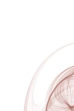 Abstract gentle smooth lines on a light background Stock Illustration