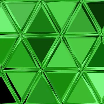 Abstract geomatics triangle block pattern green wallpaper Illustrazione stock