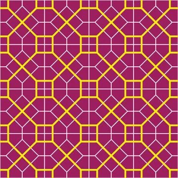 Abstract geomatric pattern with lines, squares. a seamless illustration. Stock Illustration